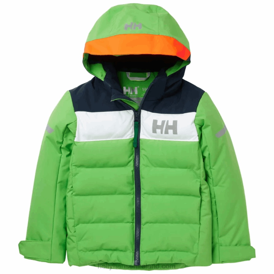 EBONY 8V222F2289 Helly-Hansen KIDS' VERTICAL INSULATED SKI JACKET