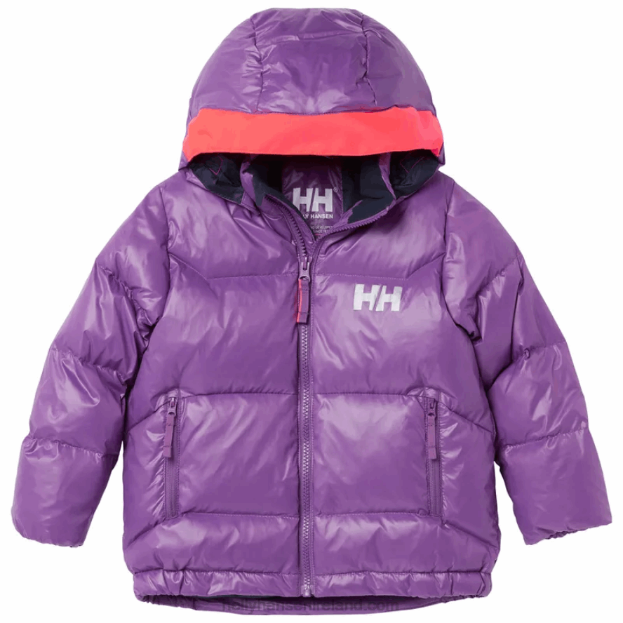NAVY 8V222F2299 Helly-Hansen KIDS' ISFJORD DOWN WINTER JACKET