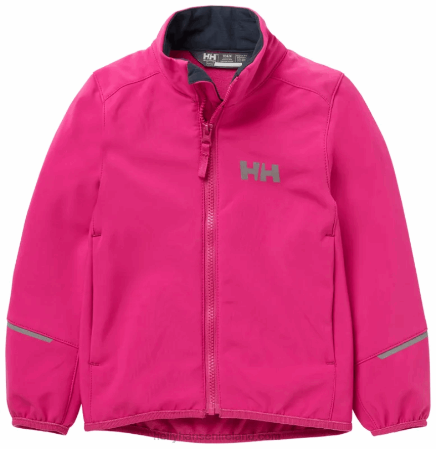 TERRACOTTA 8V222F2259 Helly-Hansen KIDS' MARKA SOFTSHELL JACKET