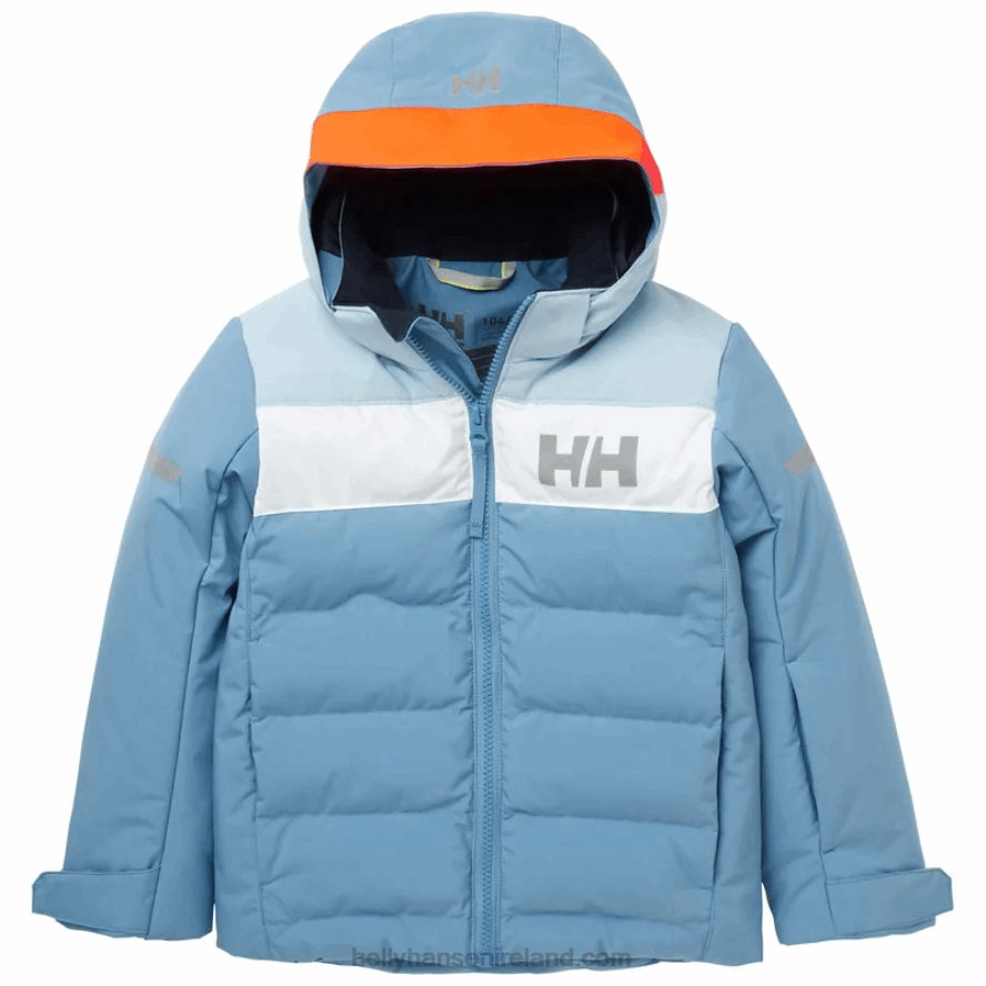 UTILITY GRE 8V222F2292 Helly-Hansen KIDS' VERTICAL INSULATED SKI JACKET