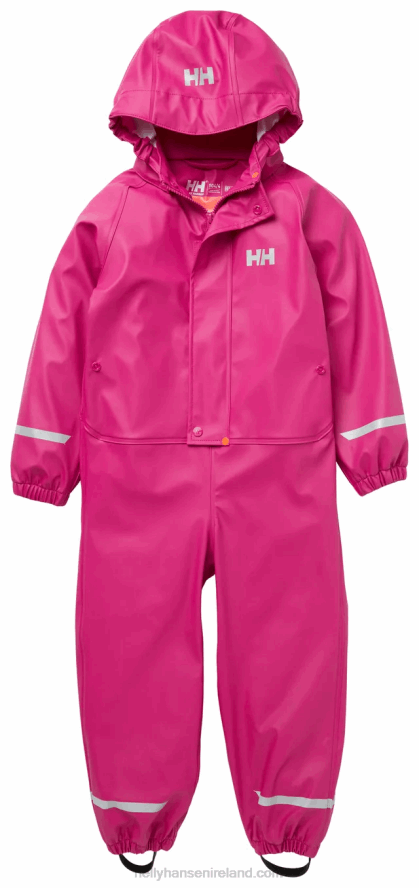 EBONY 8V222F2334 Helly-Hansen KIDS' BERGEN 2.0 PU RAIN PLAYSUIT