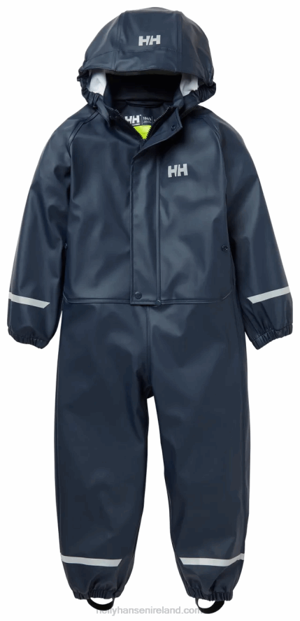 ESSENTIAL Y 8V222F2336 Helly-Hansen KIDS' BERGEN 2.0 PU RAIN PLAYSUIT