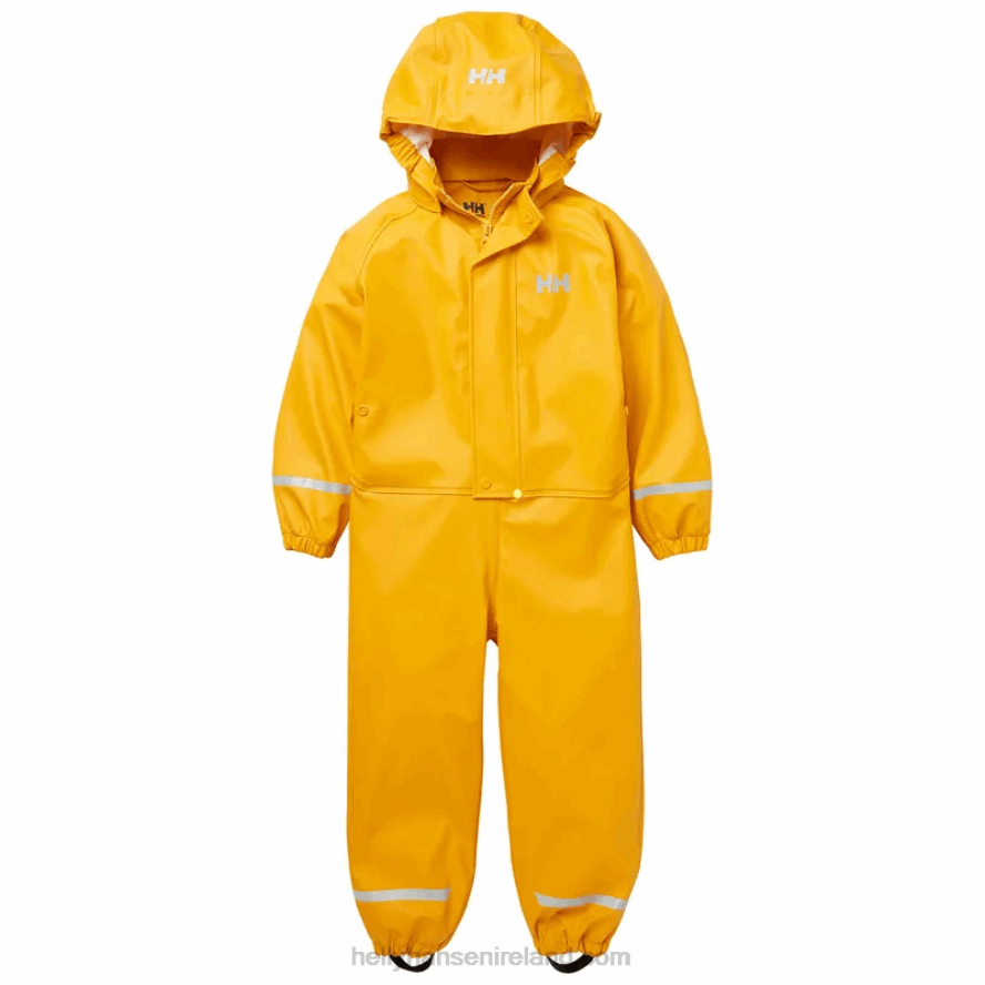 MAGENTA 8V222F2335 Helly-Hansen KIDS' BERGEN 2.0 PU RAIN PLAYSUIT