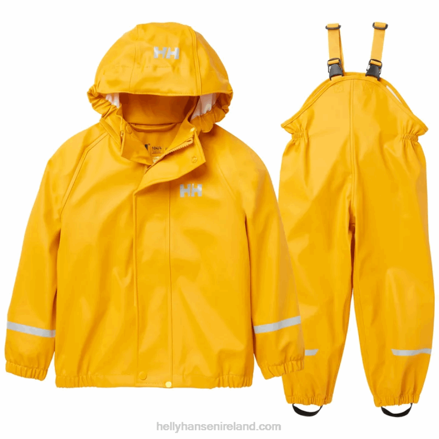 NAVY 8V222F2310 Helly-Hansen KIDS' BERGEN 2.0 PU RAINSET