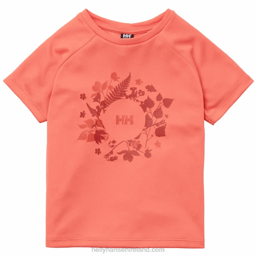 BRIGHT BLUE 8V222F2365 Helly-Hansen KIDS' MARKA T-SHIRT