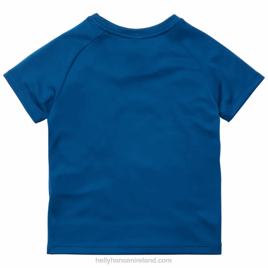 BRIGHT BLUE 8V222F2366 Helly-Hansen KIDS' MARKA T-SHIRT