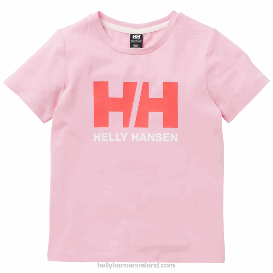 WHITE 8V222F2372 Helly-Hansen KIDS' HH LOGO T-SHIRT