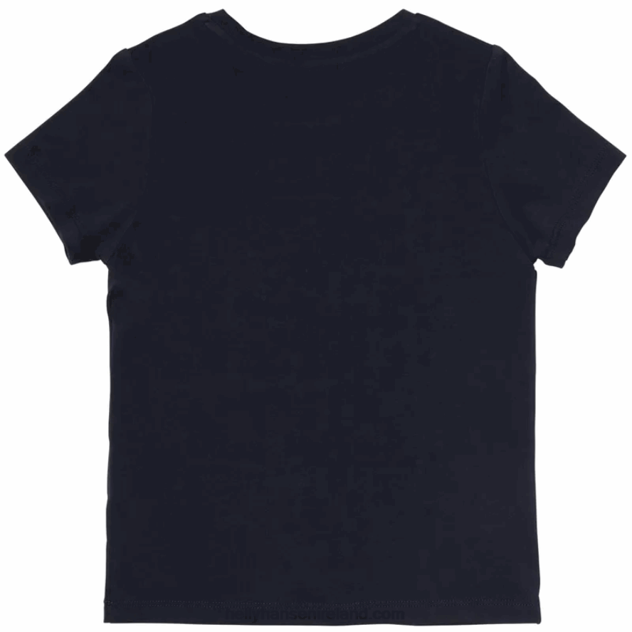 WHITE 8V222F2375 Helly-Hansen KIDS' HH LOGO T-SHIRT