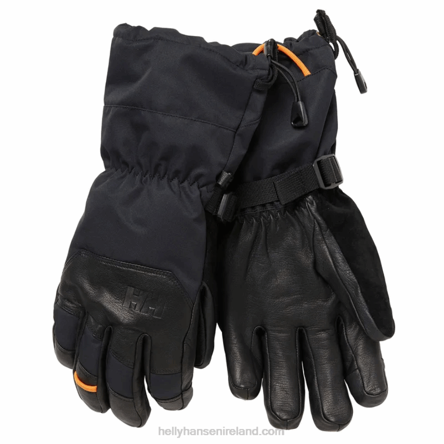 BLACK 8V222F1296 Helly-Hansen ULLR SOGN HT SKI GLOVES