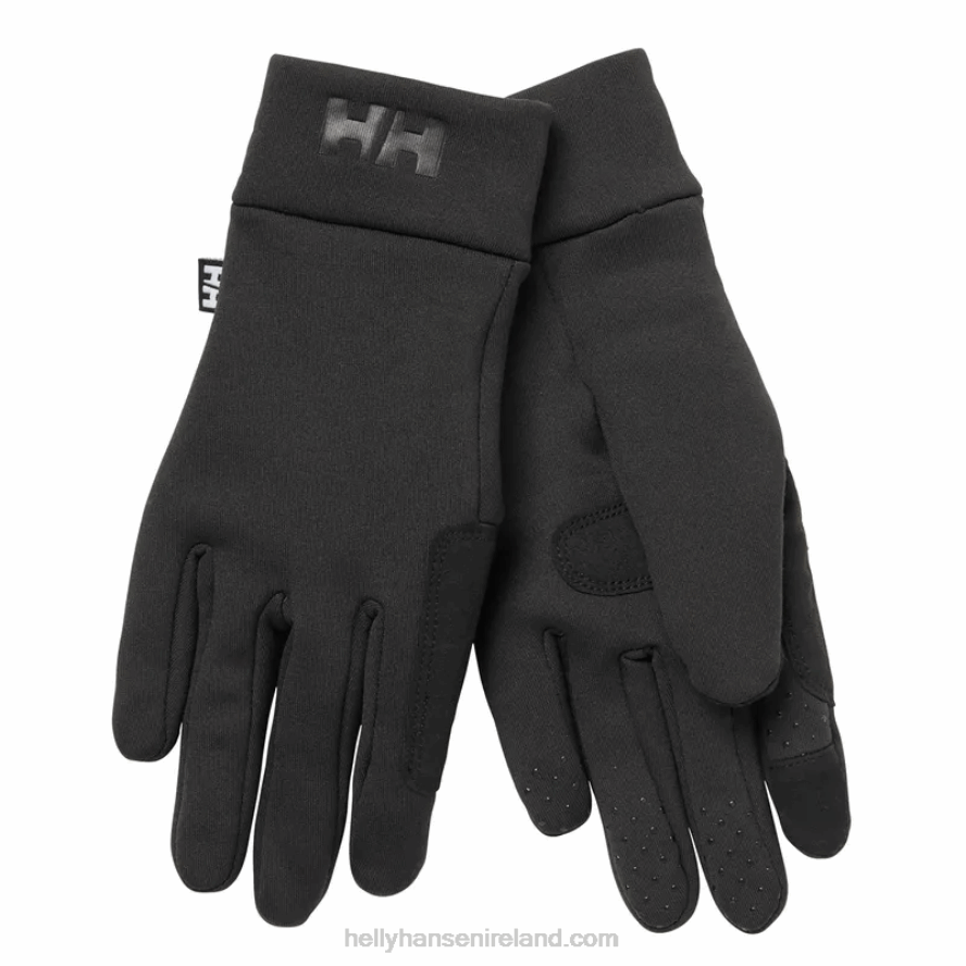 BLACK 8V222F1298 Helly-Hansen HH FLEECE TOUCH GLOVE LINER