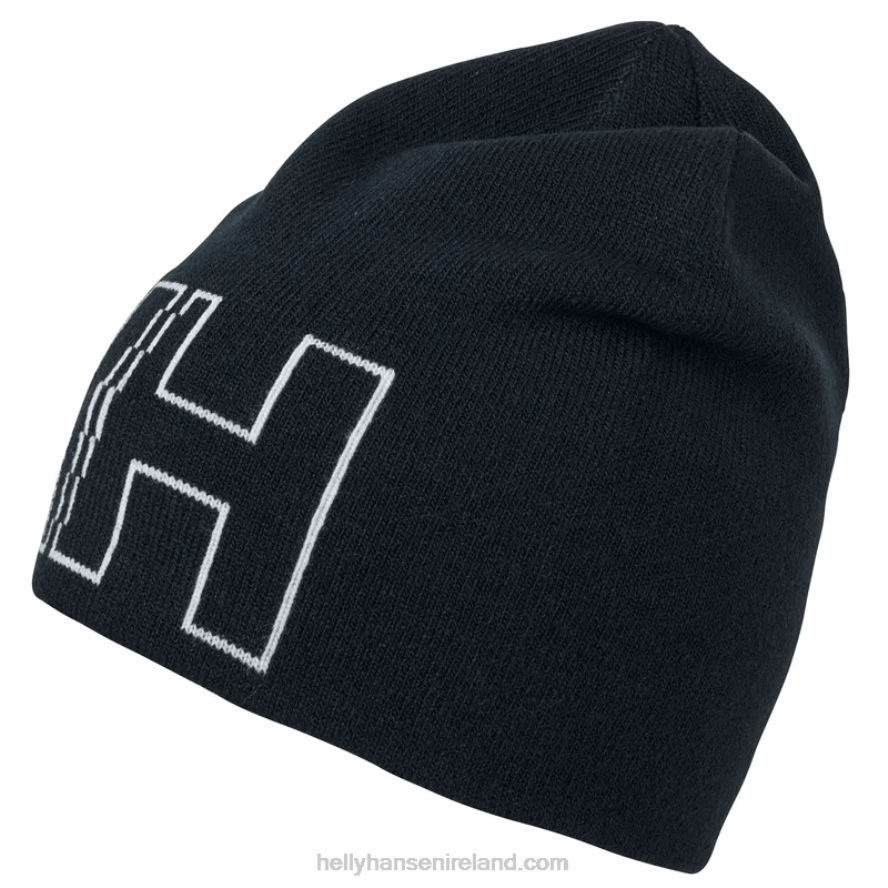 BLACK 8V222F1226 Helly-Hansen UNISEX OUTLINE BEANIE HAT
