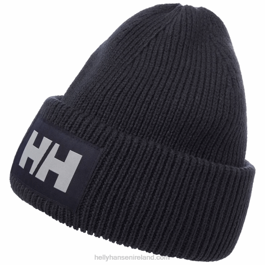NAVY 8V222F1271 Helly-Hansen UNISEX HH BOX BEANIE