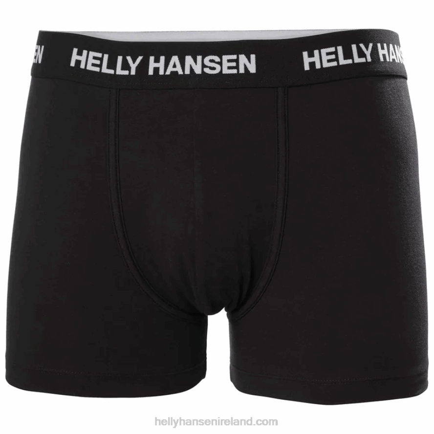 AZURITE HAM 8V222F1026 Helly-Hansen UNISEX 2 PACK COTTON BOXERS