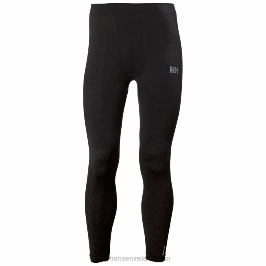 BLACK 8V222F1053 Helly-Hansen MEN'S H1 PRO LIFA SEAMLESS BASE LAYER PANTS
