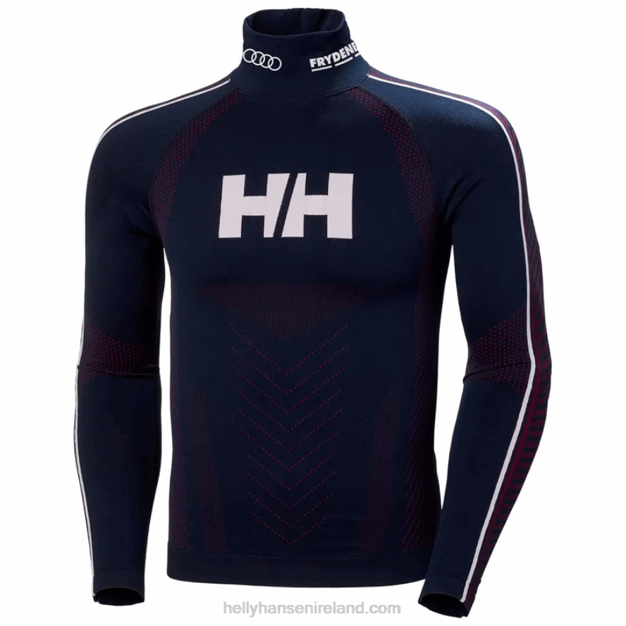BLACK 8V222F1054 Helly-Hansen UNISEX H1 PRO LIFA SEAMLESS RACE BASE LAYER TOP