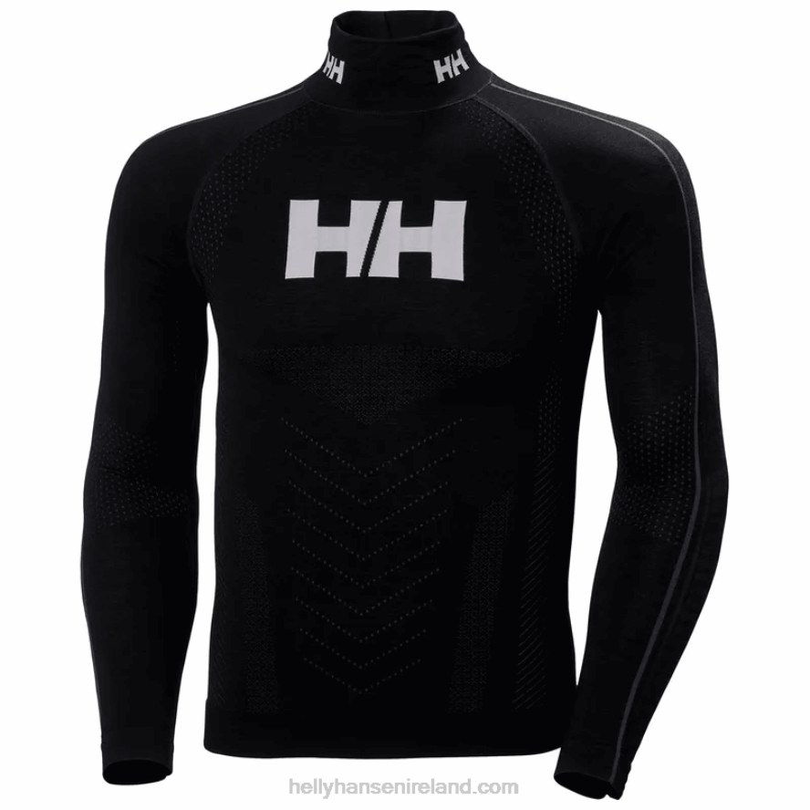 BLACK 8V222F1059 Helly-Hansen UNISEX H1 PRO LIFA SEAMLESS SKI RACE TOP