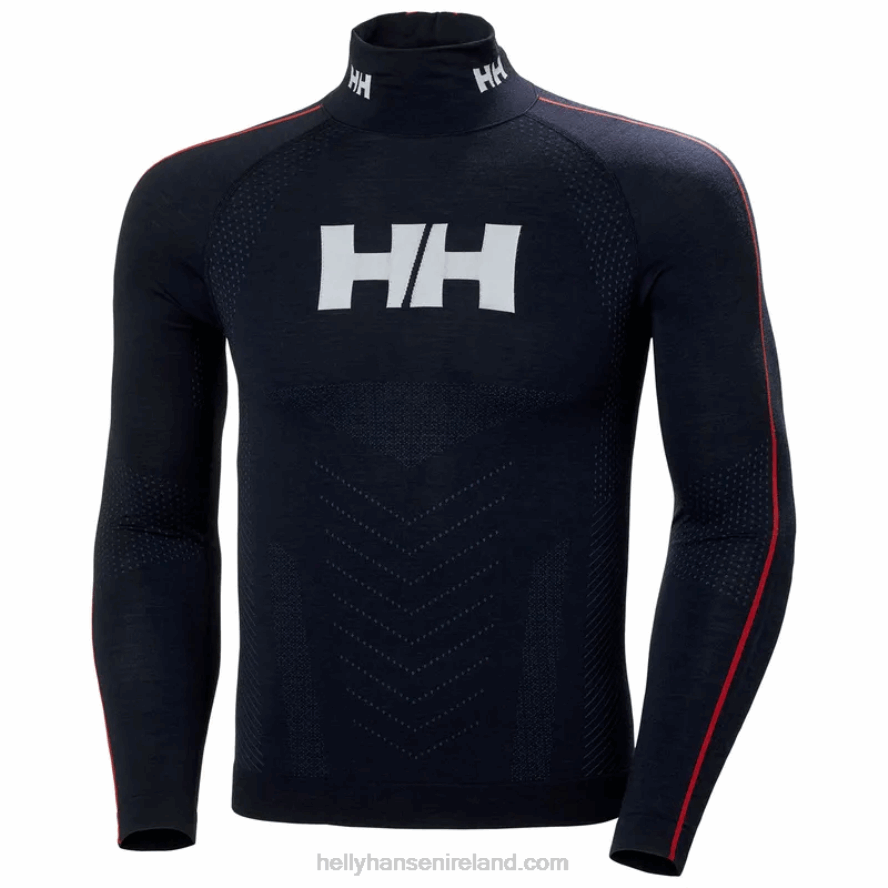 BLACK 8V222F1060 Helly-Hansen UNISEX H1 PRO LIFA SEAMLESS SKI RACE TOP