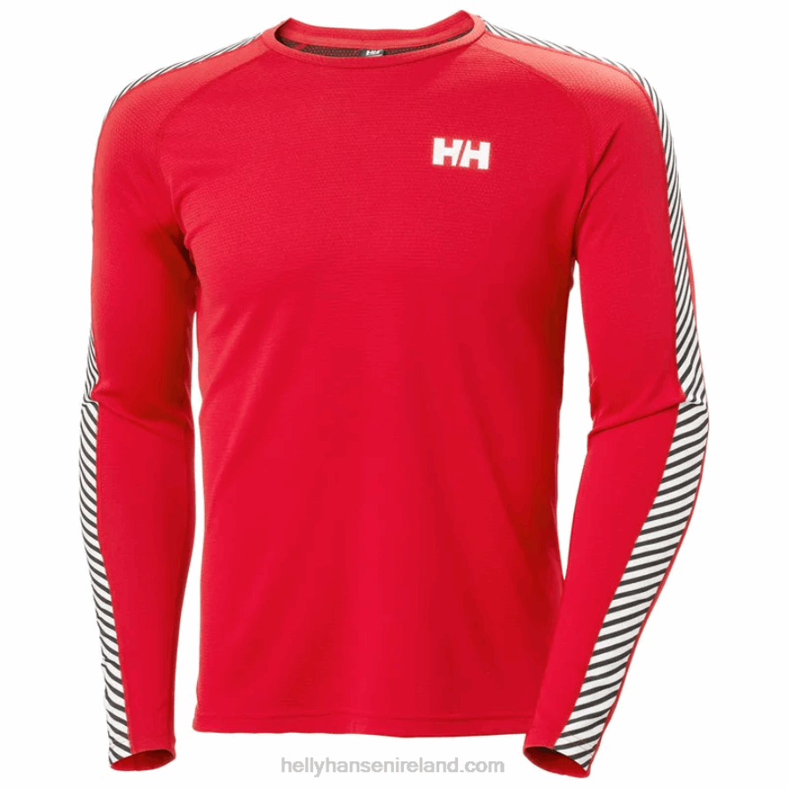 CLOUDBERRY 8V222F1037 Helly-Hansen MEN'S LIFA ACTIVE STRIPE CREW BASE LAYER