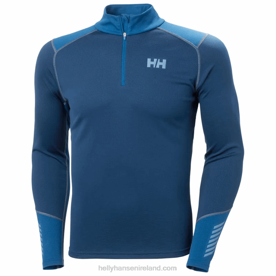 NAVY 8V222F1048 Helly-Hansen LIFA ACTIVE HALF-ZIP BASE LAYER