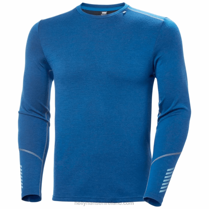 CLOUDBERRY 8V222F1073 Helly-Hansen MEN'S LIFA MERINO MIDWEIGHT CREW BASE LAYER