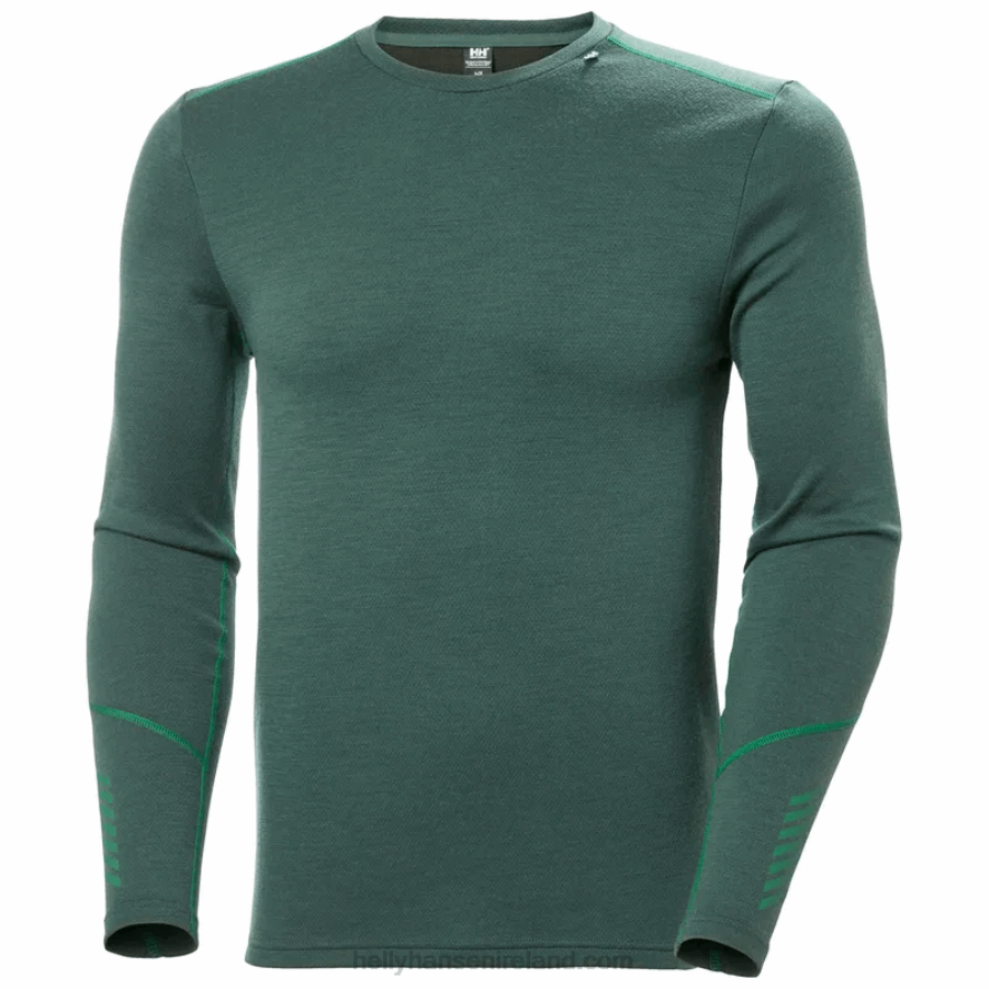 DEEP FJORD 8V222F1074 Helly-Hansen MEN'S LIFA MERINO MIDWEIGHT CREW BASE LAYER