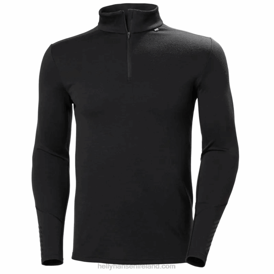 DEEP FJORD 8V222F1085 Helly-Hansen MEN'S LIFA MERINO MIDWEIGHT HALF-ZIP BASE LAYER