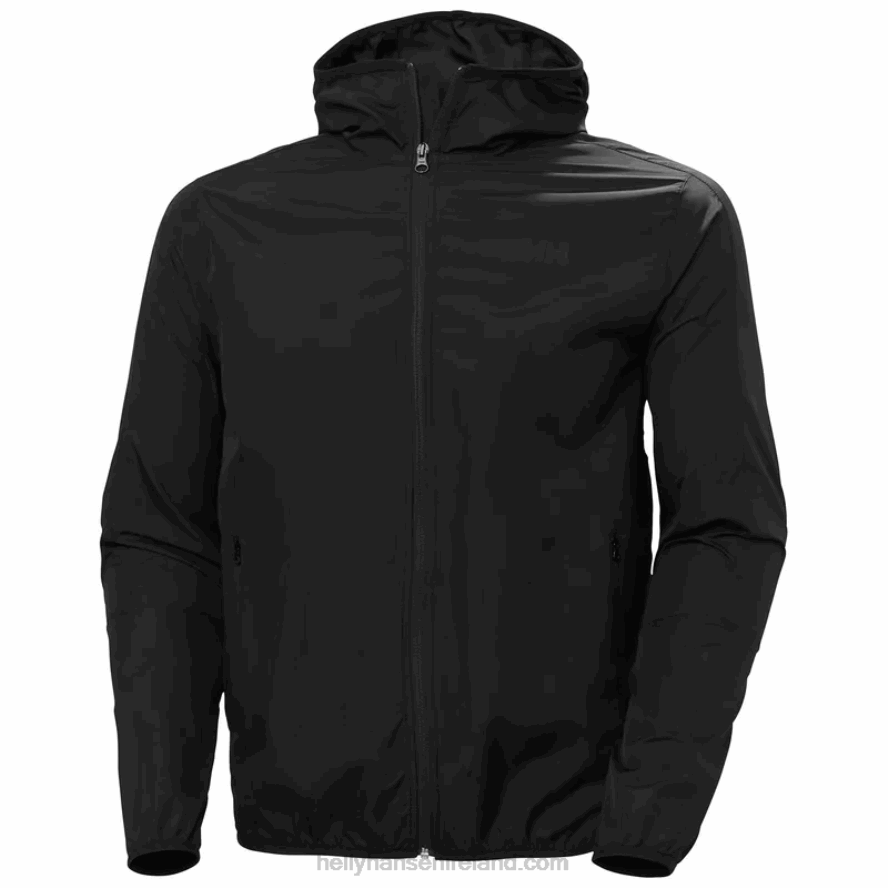 BLACK 8V222F366 Helly-Hansen MEN'S JUELL LIGHT WATERPROOF JACKET