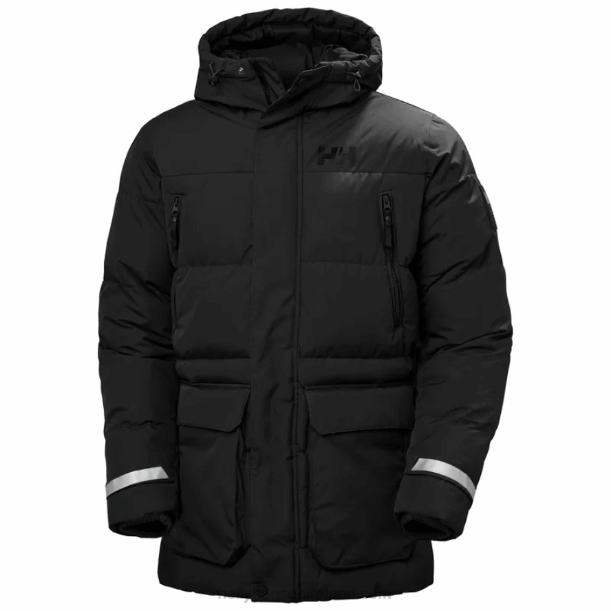BLACK 8V222F380 Helly-Hansen MEN'S REINE PUFFY JACKET