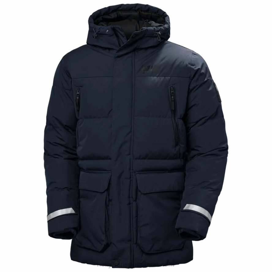 NAVY 8V222F381 Helly-Hansen MEN'S REINE PUFFY JACKET