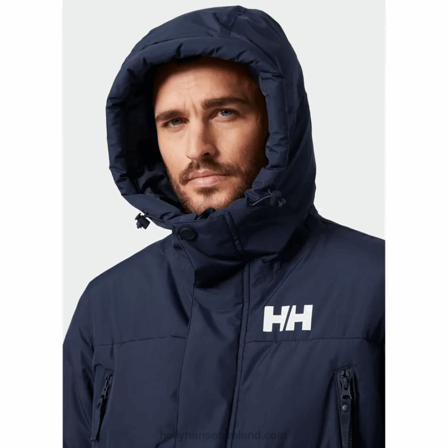 NAVY 8V222F381 Helly-Hansen MEN'S REINE PUFFY JACKET