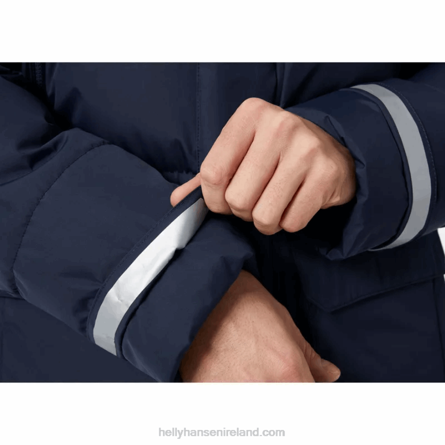 NAVY 8V222F381 Helly-Hansen MEN'S REINE PUFFY JACKET