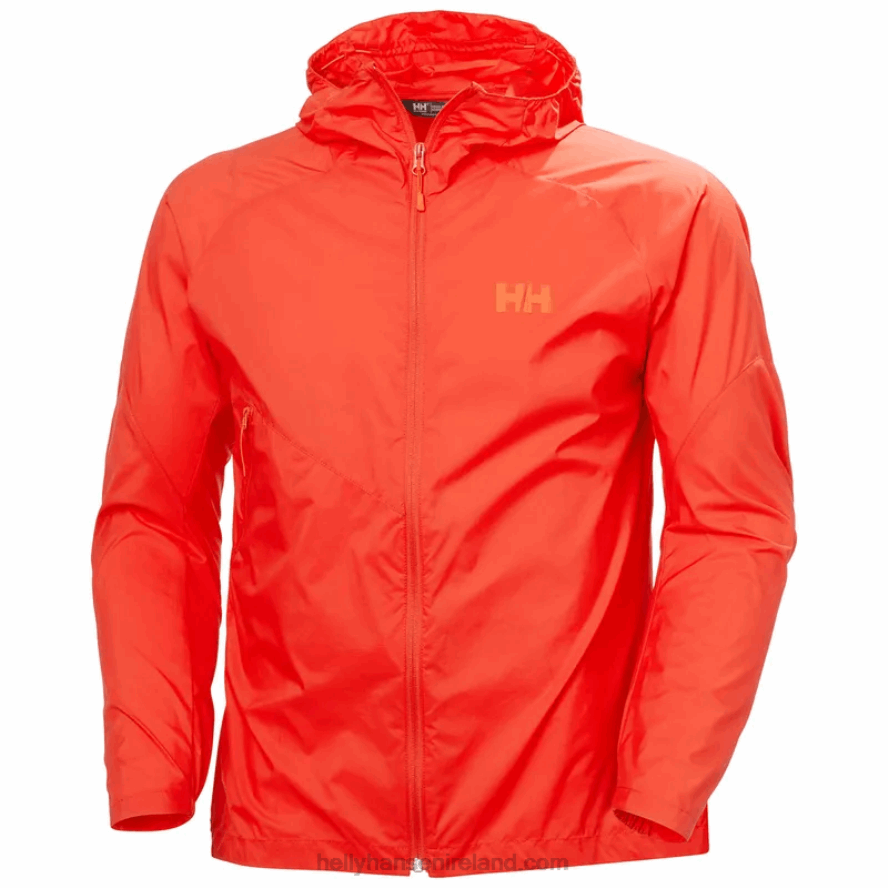 ALERT RED 8V222F217 Helly-Hansen MEN'S RAPIDE WINDBREAKER JACKET