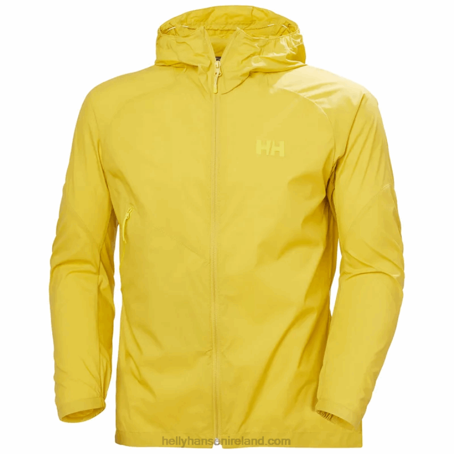 WARM OLIVE 8V222F215 Helly-Hansen MEN'S RAPIDE WINDBREAKER JACKET