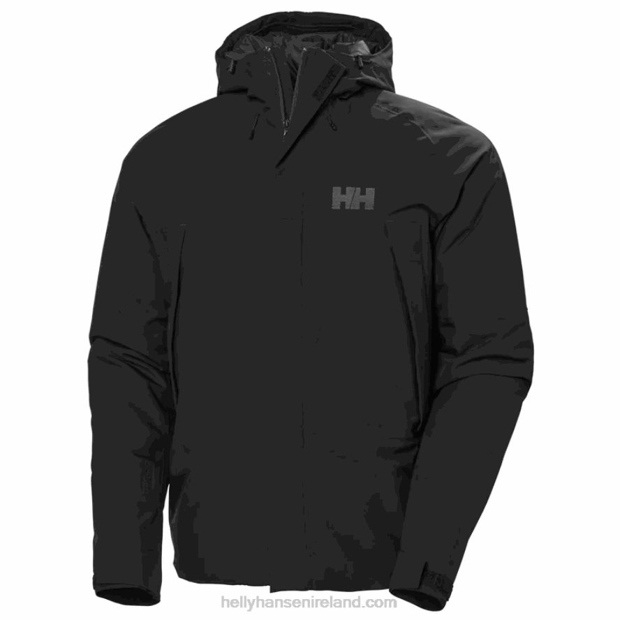 BLACK 8V222F180 Helly-Hansen MEN'S BANFF INSULATED JACKET