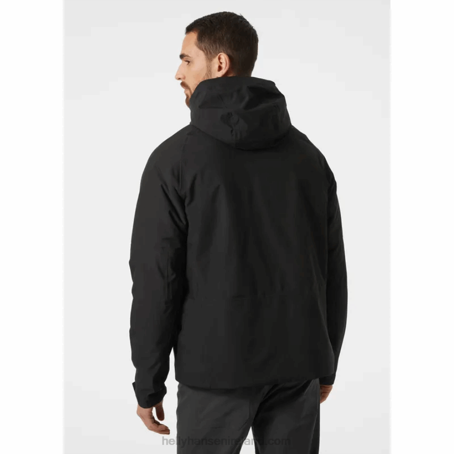 BLACK 8V222F180 Helly-Hansen MEN'S BANFF INSULATED JACKET