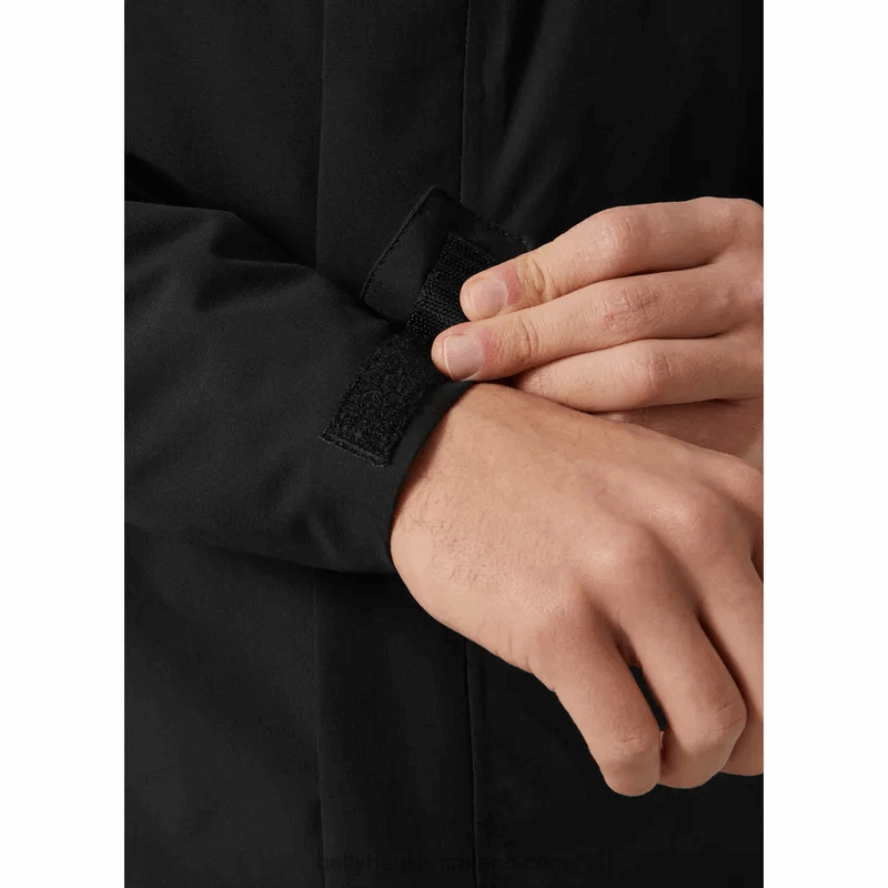 BLACK 8V222F180 Helly-Hansen MEN'S BANFF INSULATED JACKET