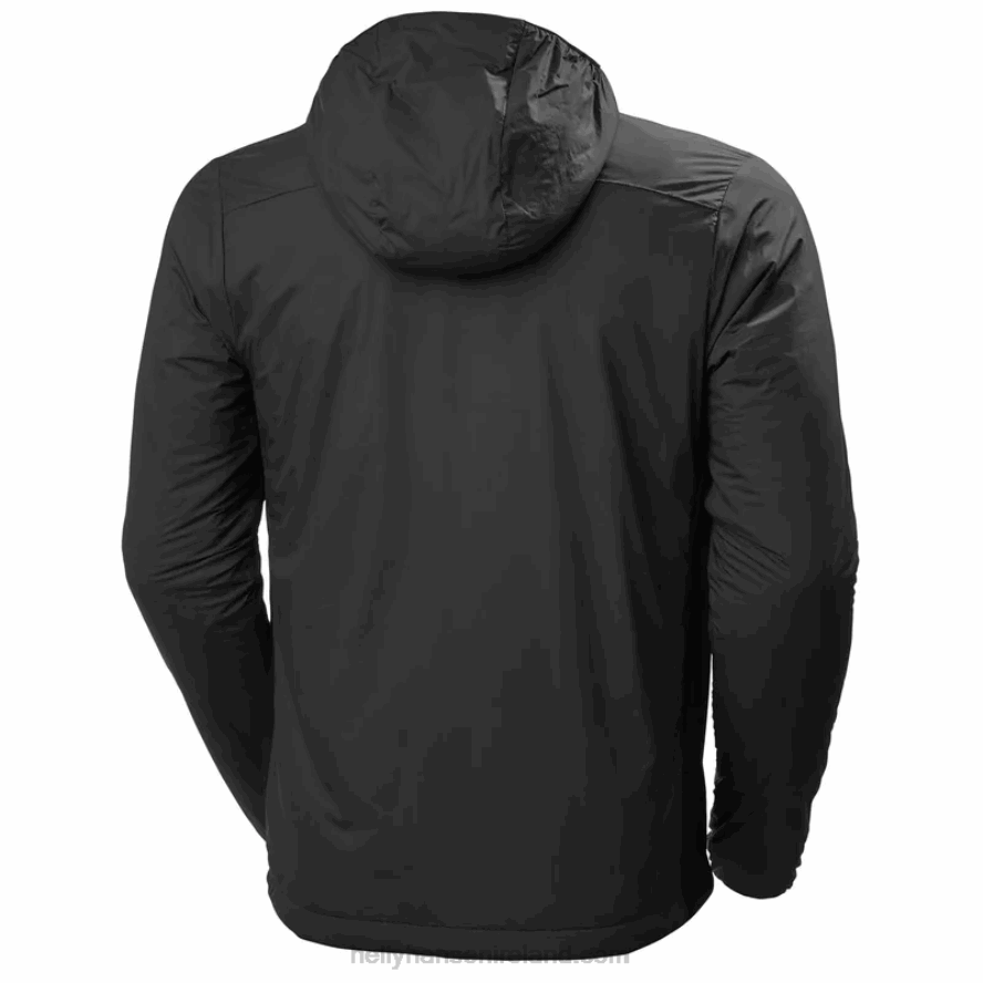 BLACK 8V222F220 Helly-Hansen MEN'S ODIN STRETCH HOODED LIGHT INSULATOR