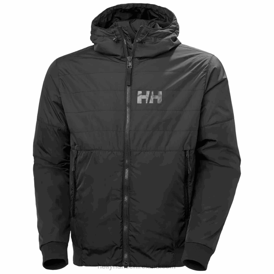 BLACK 8V222F319 Helly-Hansen Men's Active Insulated Fall Jacket