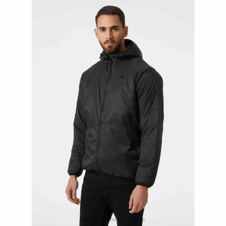 BLACK 8V222F403 Helly-Hansen MEN'S PATROL INSULATED JACKET