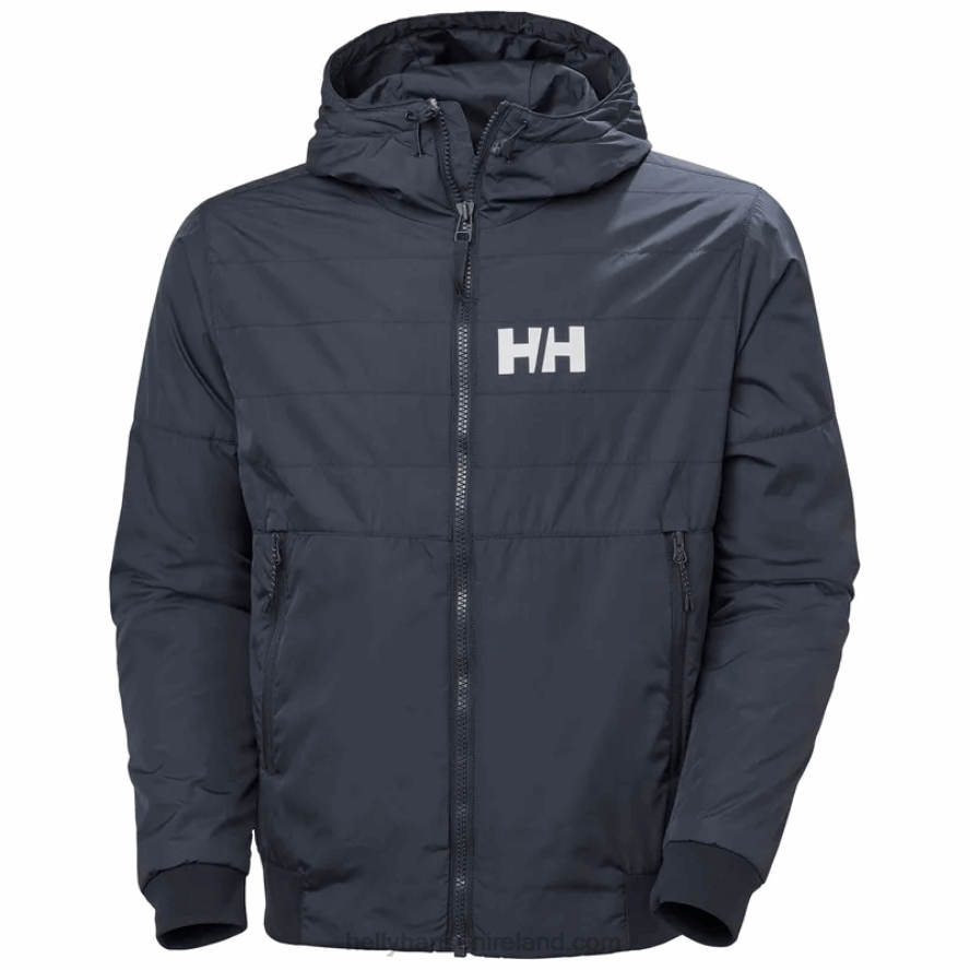 NAVY 8V222F320 Helly-Hansen Men's Active Insulated Fall Jacket