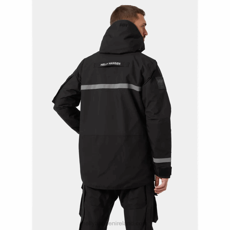 BLACK 8V222F290 Helly-Hansen MEN'S ARCTIC TRANSITION PARKA