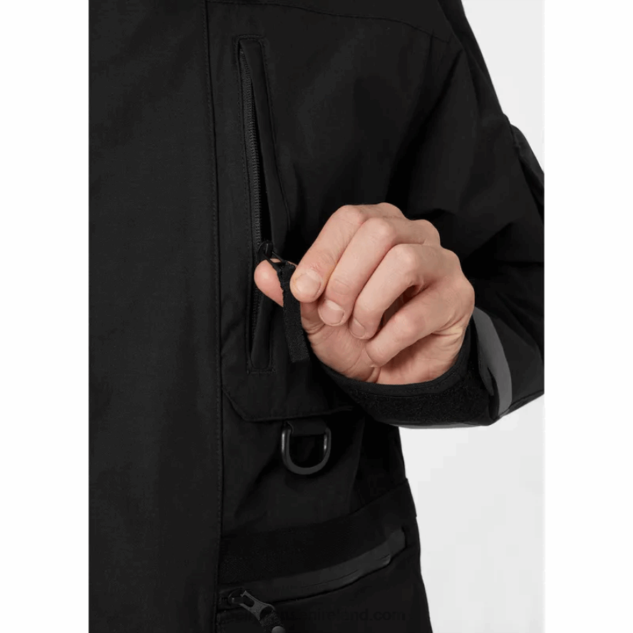 BLACK 8V222F290 Helly-Hansen MEN'S ARCTIC TRANSITION PARKA