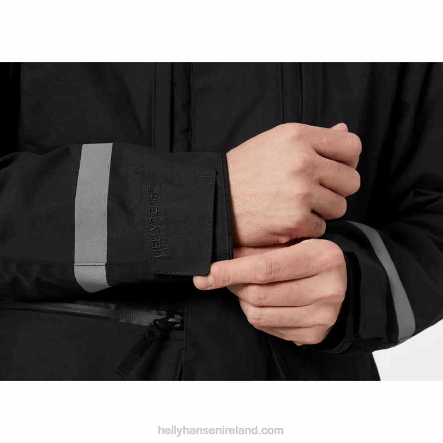 BLACK 8V222F290 Helly-Hansen MEN'S ARCTIC TRANSITION PARKA