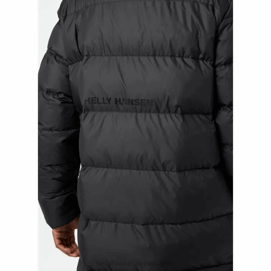 BLACK 8V222F338 Helly-Hansen MEN'S ACTIVE LONG WINTER PARKA