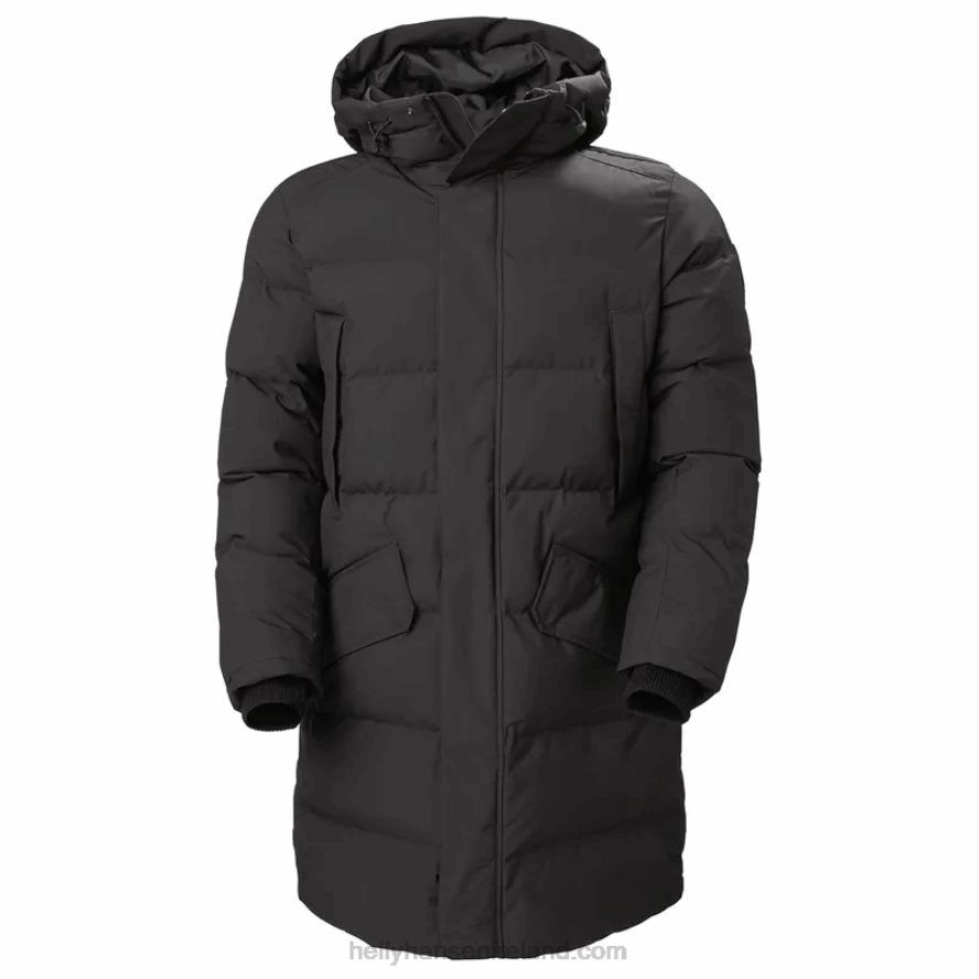 BLACK 8V222F397 Helly-Hansen MEN'S ALASKA PARKA