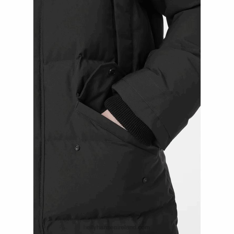 BLACK 8V222F397 Helly-Hansen MEN'S ALASKA PARKA