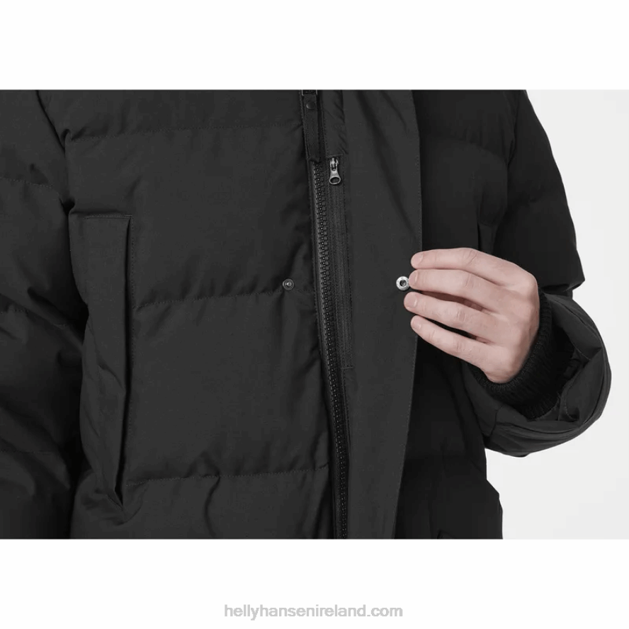 BLACK 8V222F397 Helly-Hansen MEN'S ALASKA PARKA