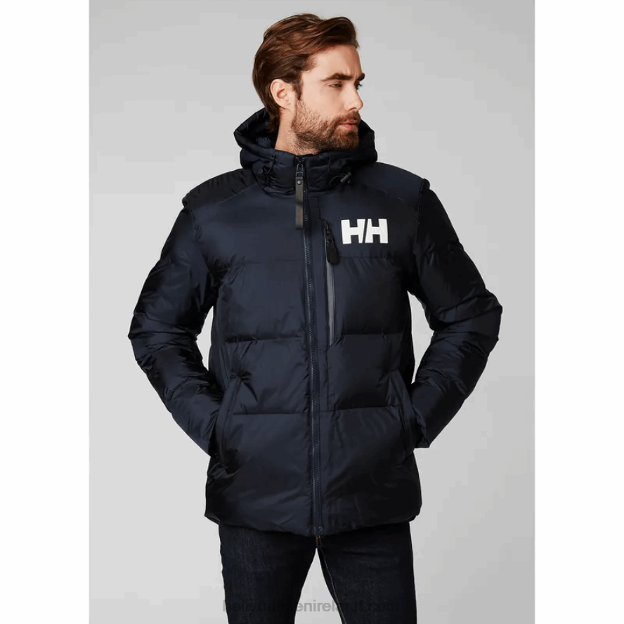 NAVY 8V222F317 Helly-Hansen MEN'S ACTIVE WINTER PARKA