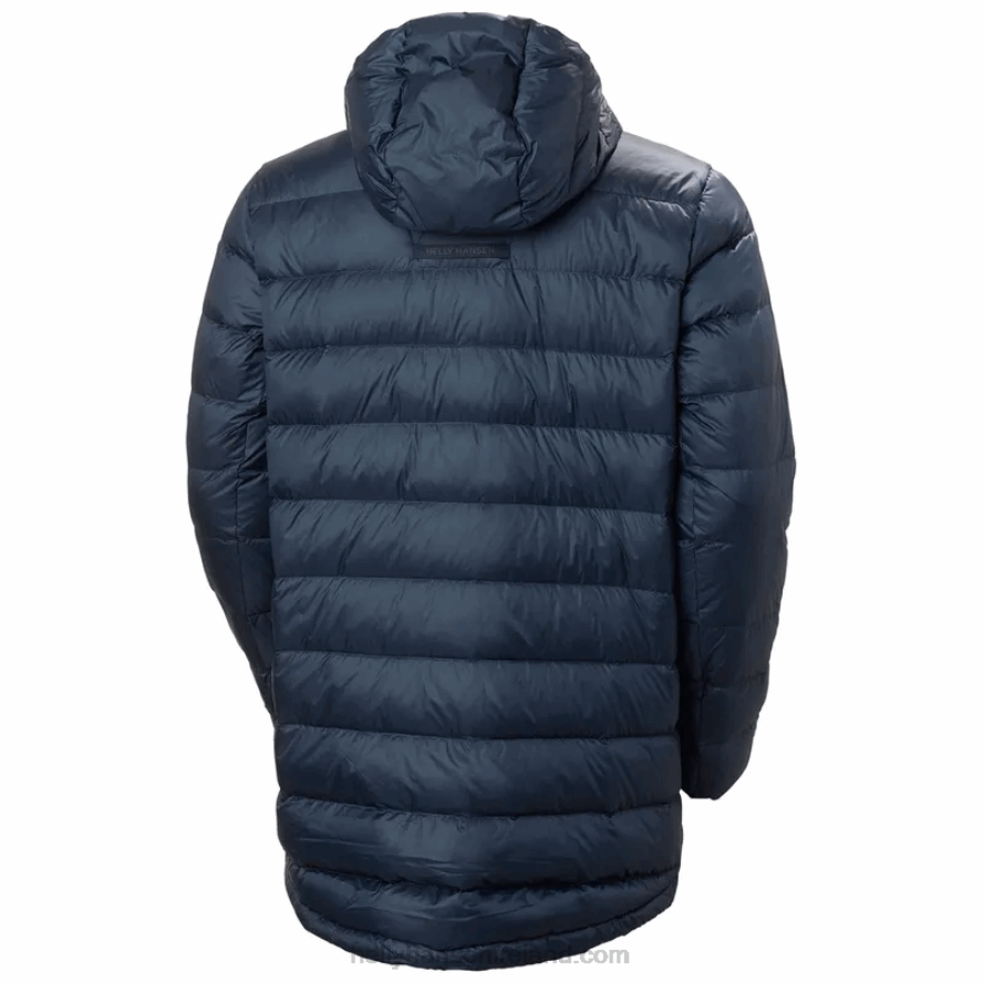 NAVY 8V222F336 Helly-Hansen MEN'S RWB RIGGING DOWN PARKA