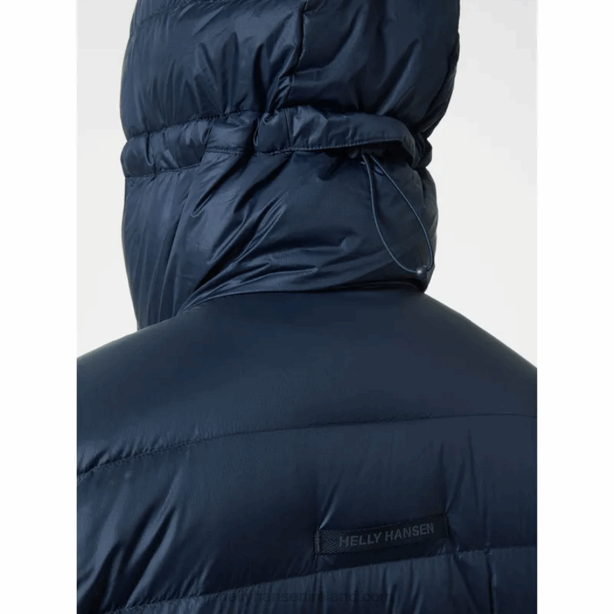 NAVY 8V222F336 Helly-Hansen MEN'S RWB RIGGING DOWN PARKA